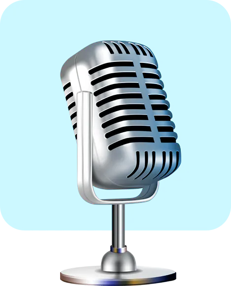 microfono de locutor